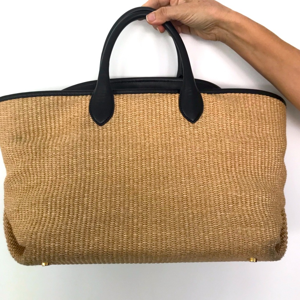 Khaite - Amelia Natural Raffia Tote